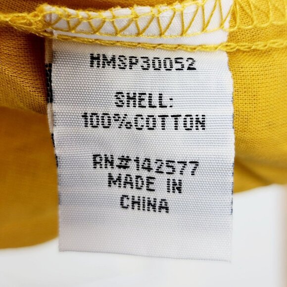 Yellow Eyelet Cotton High-Waisted Shorts With Tie Belt Size L Haute Mode - Picture 5 of 6